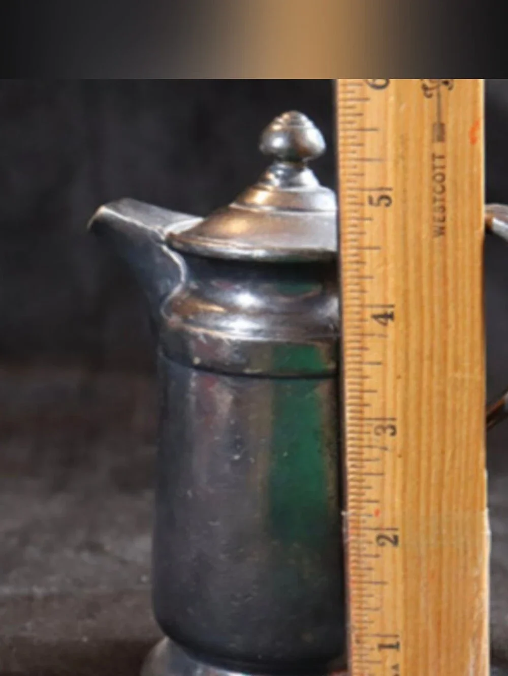 Vintage Reed & Barton Silver Hinged Lidded Pitcher Teapot Creamer Silver Soldere